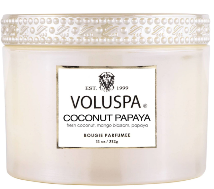 Voluspa Coconut Papaya Candle 11oz.
